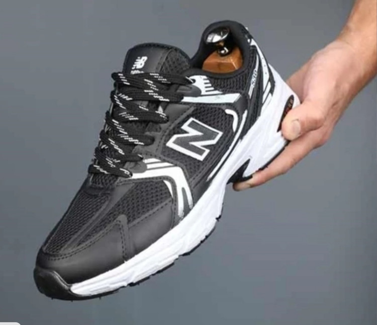کتونی نیو بالانس 530 مردانه مشکی سفید کد1360